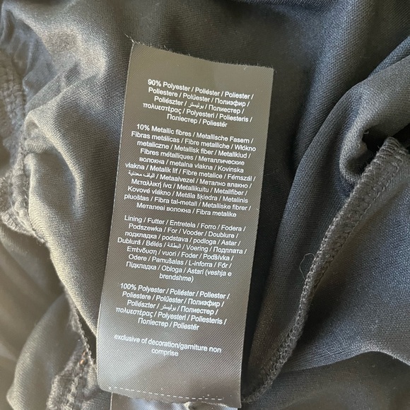 Vero Moda Floral Metallic Print Short Dress - M - Picture 15 of 15